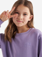 Girls Cozy Cinched Crew Sweatshirt