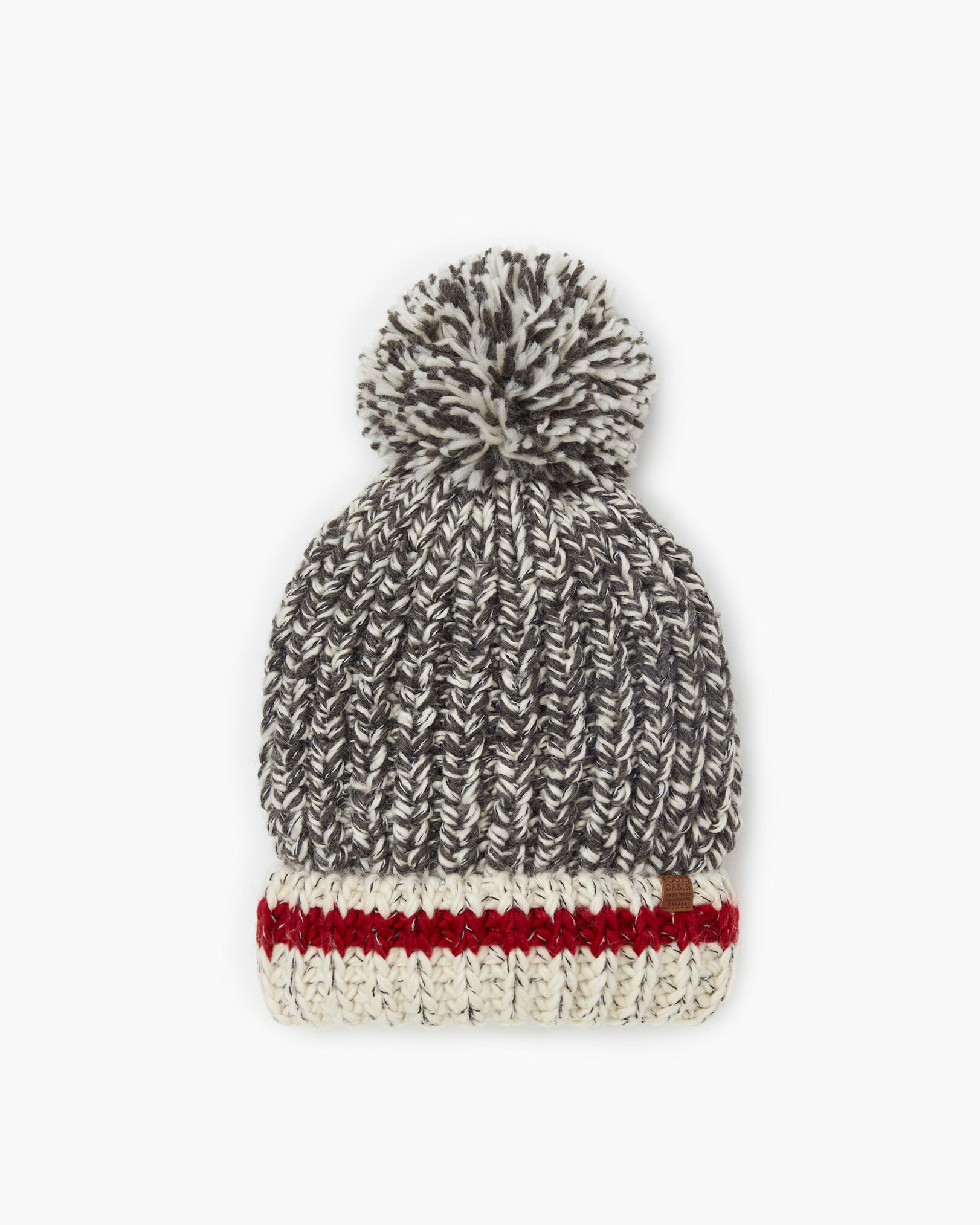 white toque with pom pom