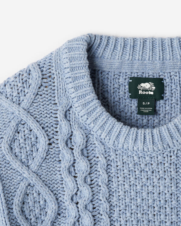 Cable Knit Crew Sweater