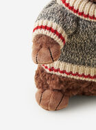 Castor en peluche Cabane