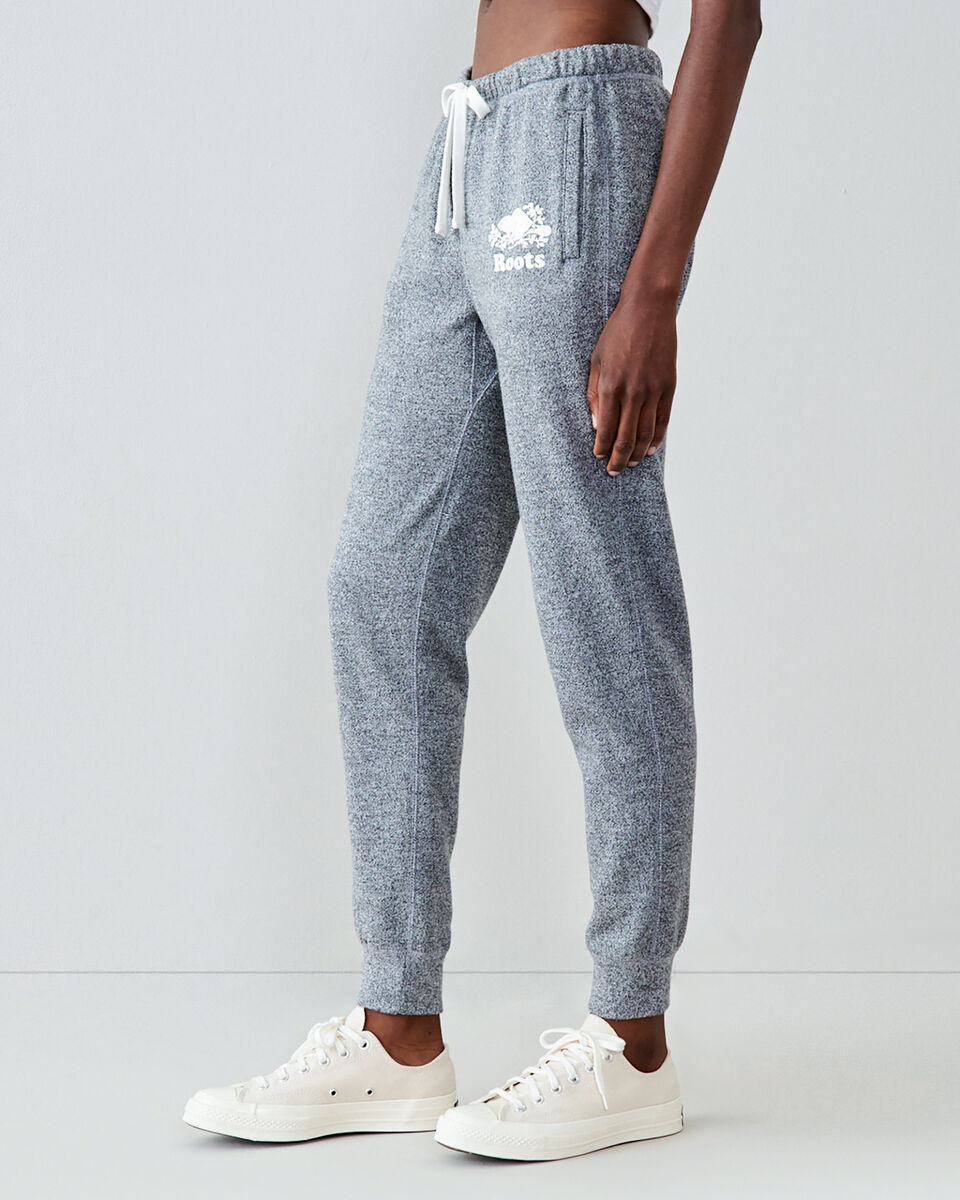 Pantalon court en molleton ajusté à cheville côtelée (entrejambe : 26 po)