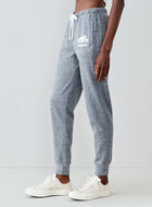 Pantalon court en molleton ajusté à cheville côtelée (entrejambe : 26 po)