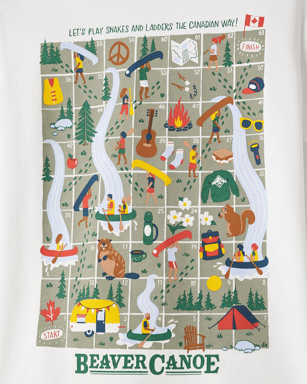 Toddler Beaver Canoe Snakes And Ladders T-Shirt