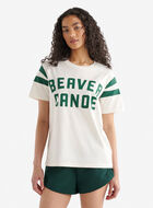 Womens Beaver Canoe Colour Block T-Shirt