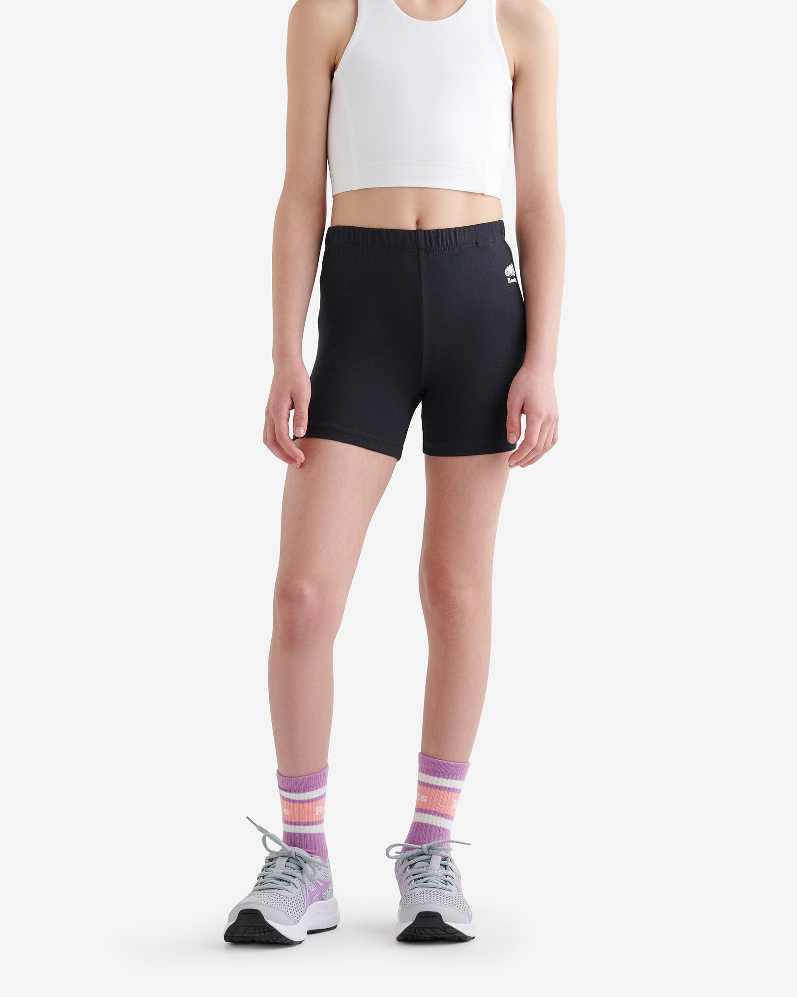 Girls biker shorts top
