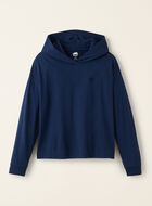Womens Organic Cooper Hooded Long Sleeve T-Shirt