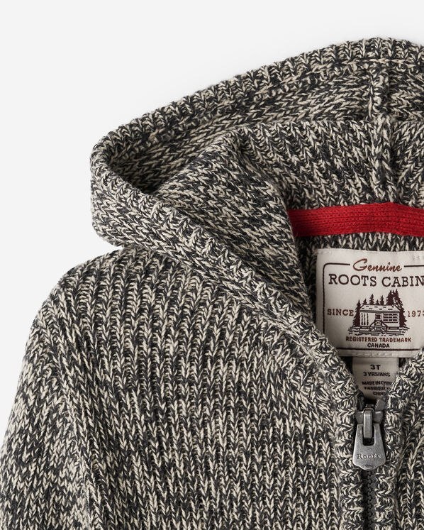 Chandail à capuchon et glissière Cabane pour tout-petits