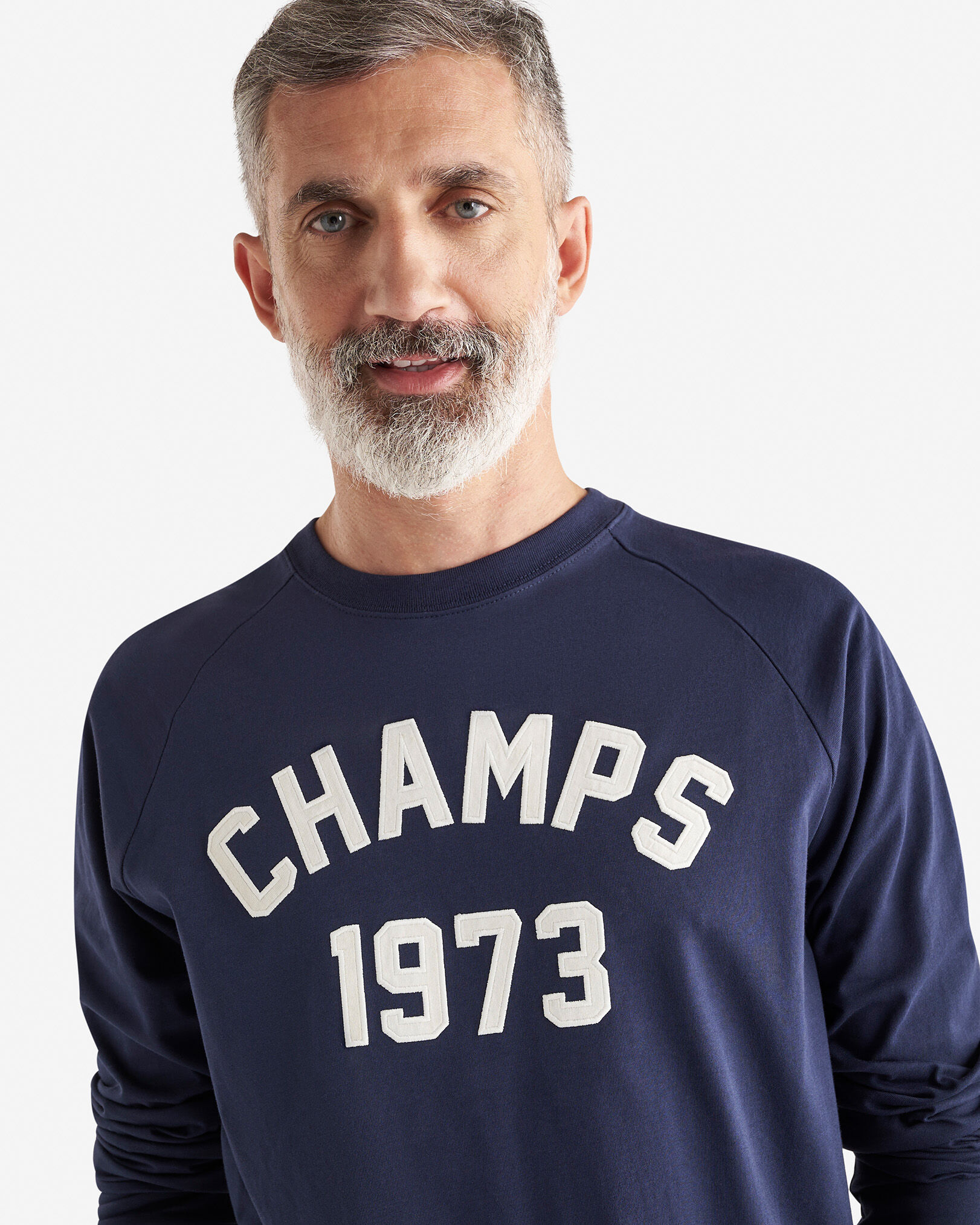 Mens 1973 Champs Raglan Long Sleeve T-Shirt