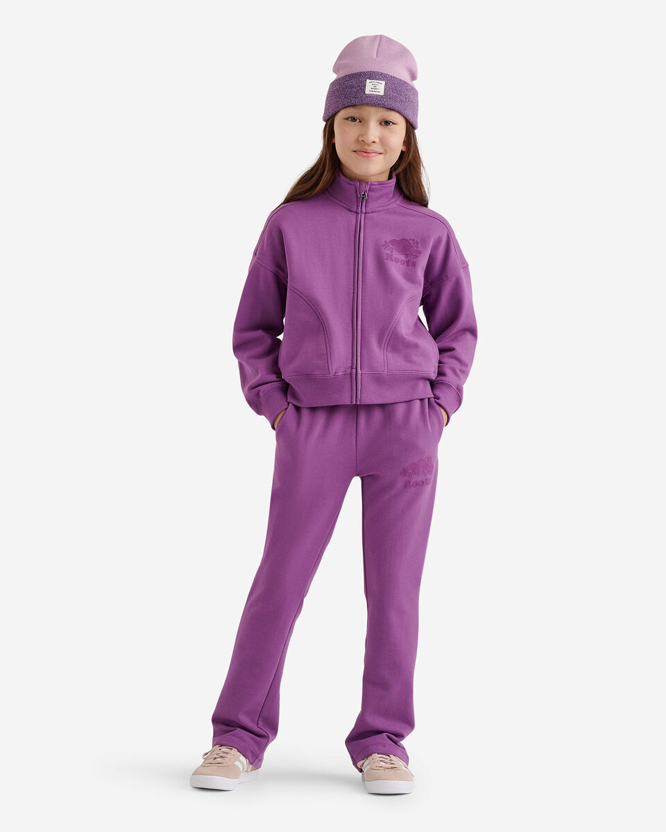 Chandail décontracté douillet à glissière Cooper pour fille