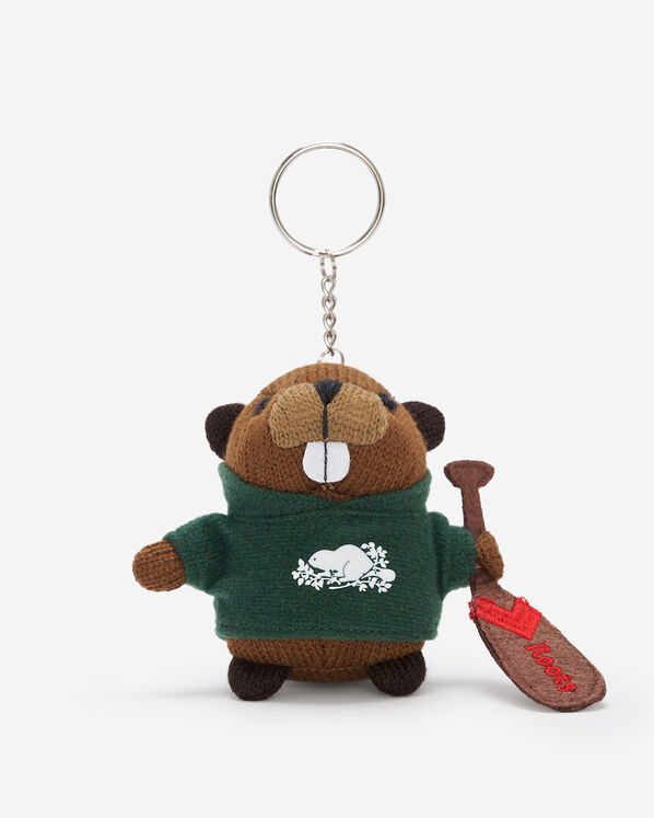 Beaver Canoe Keychain