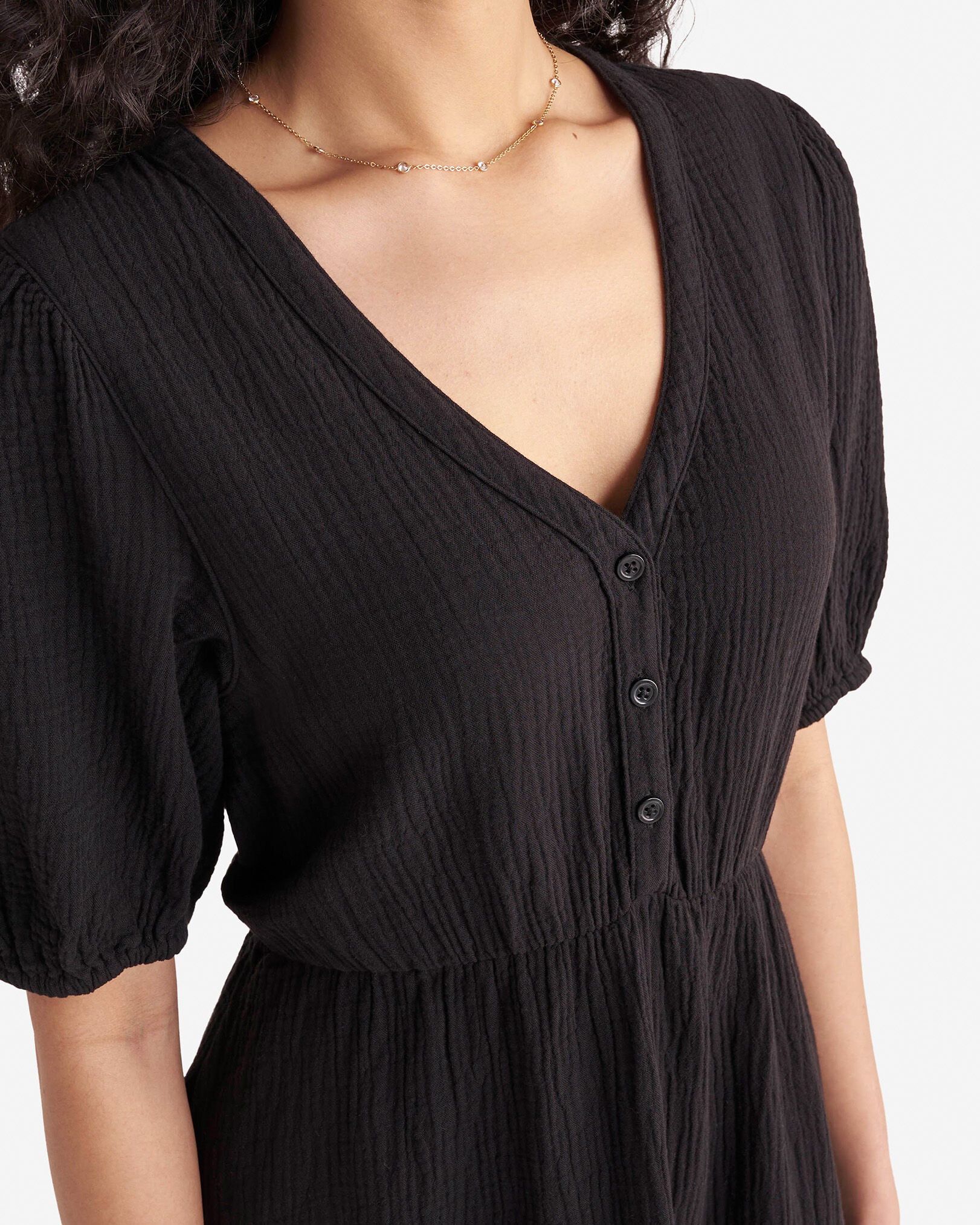 Isla Cotton Gauze Tea Dress