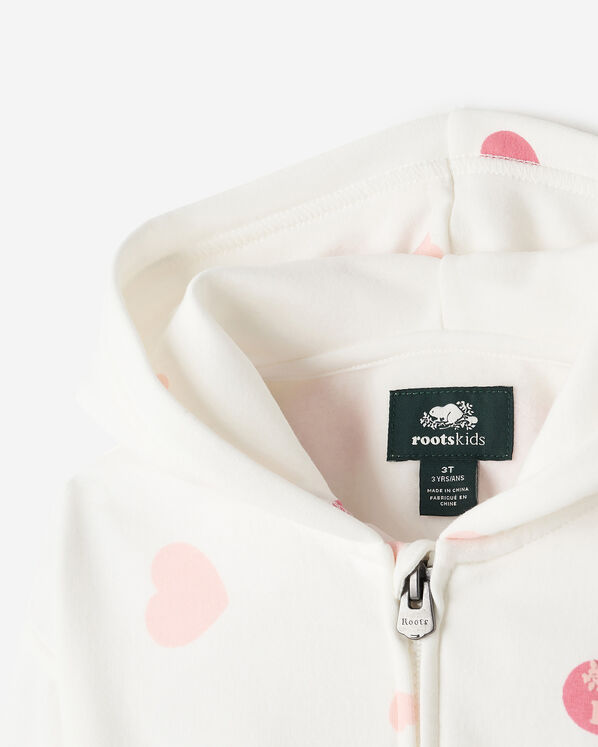 Chandail &agrave; capuchon et glissi&egrave;re douillet Amour Ourson pour tout-petits