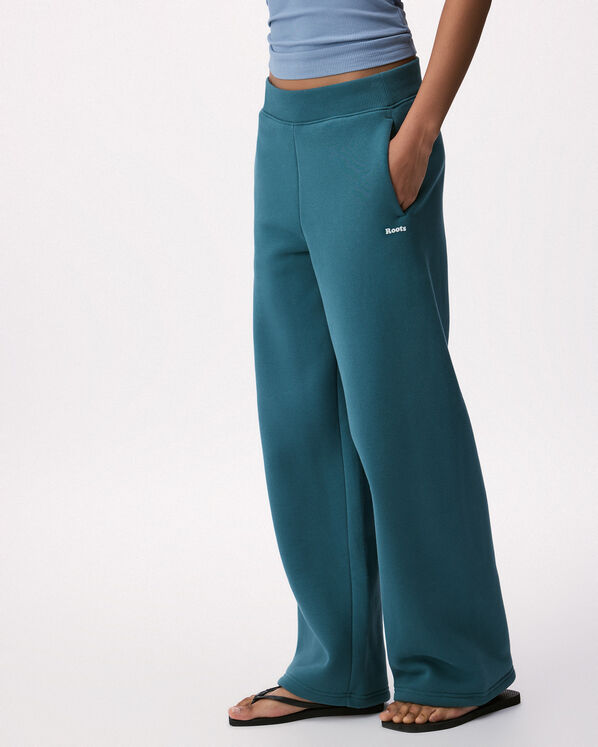 Pantalon en molleton Nuage &agrave; jambe droite
