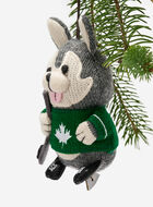 Hockey Husky Ornament