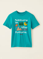 T-shirt imprimé Club de la nature pour enfants