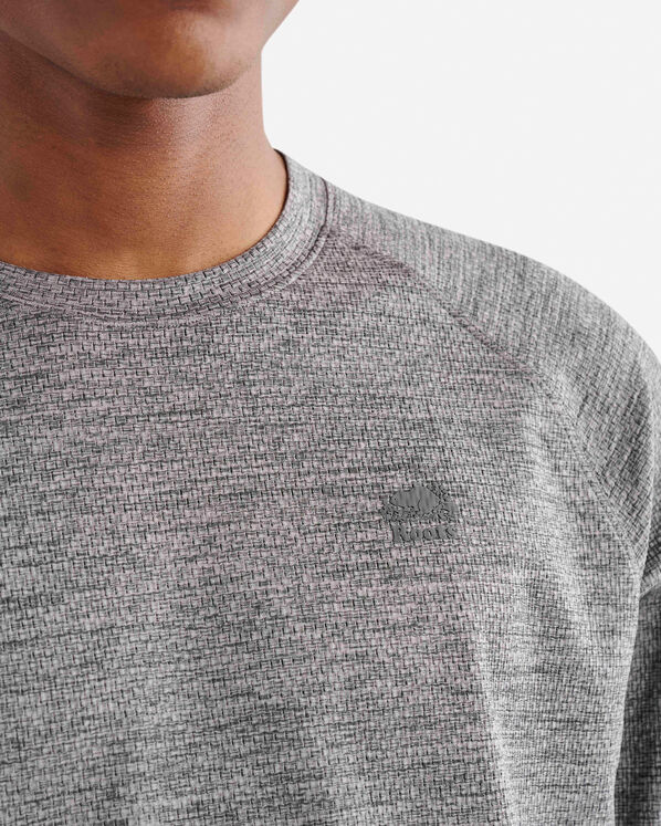 Chandail sport textur&eacute; &agrave; manches longues