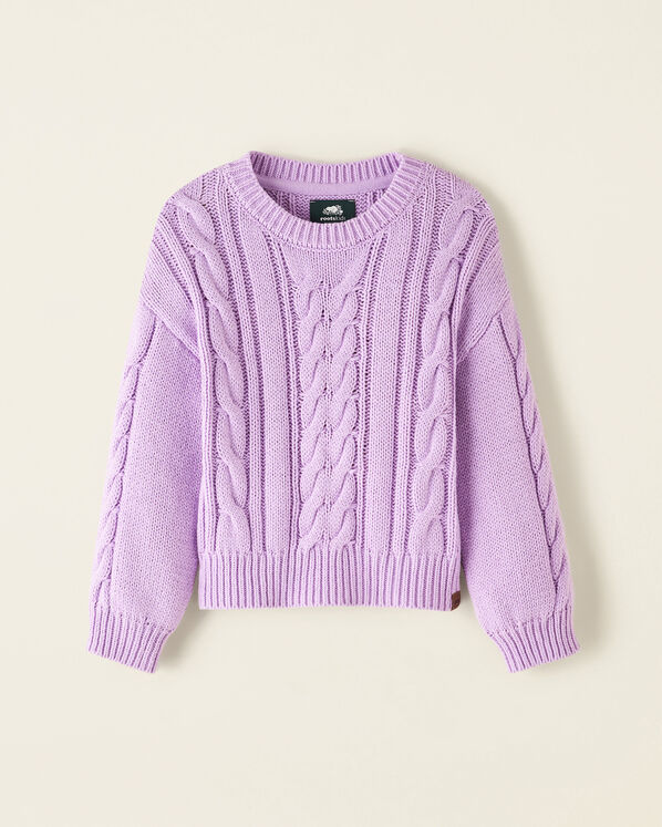 Toddler Cable Crew Sweater
