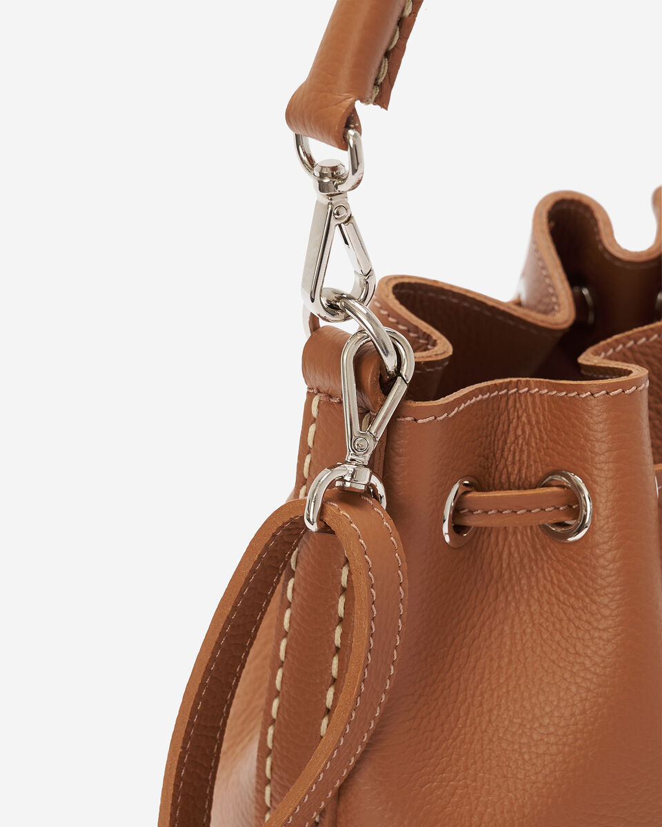 Mini sac seau 2.0 en cuir Cervino
