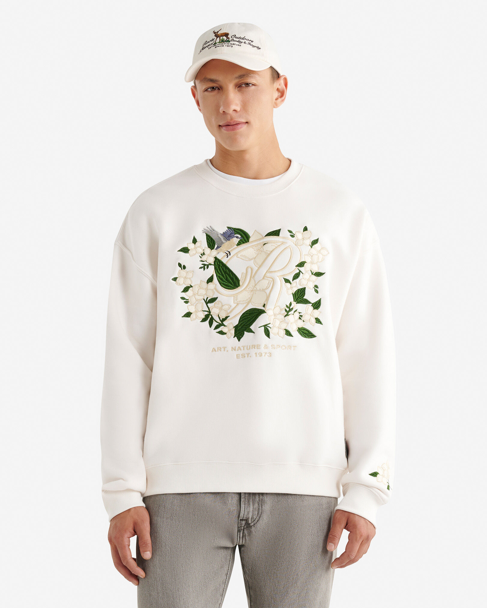 Chandail à col rond Bunchberry Studio