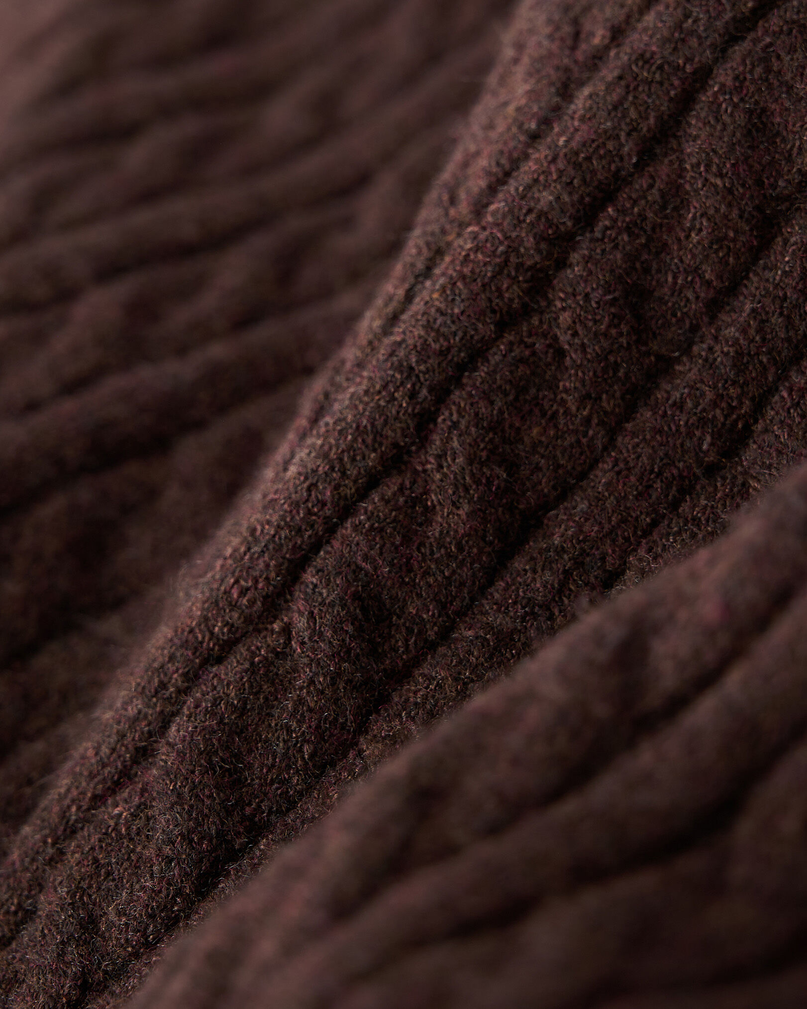 Bowen Cable Knit Full Zip Hoodie