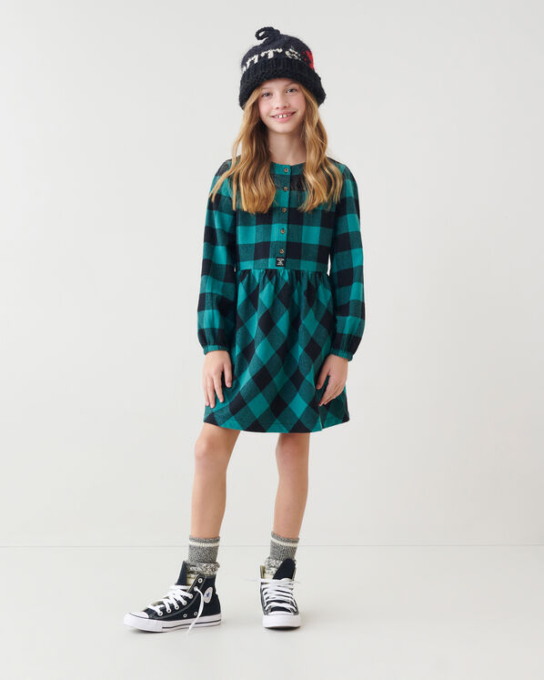 Girls Park Plaid Dress