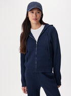 Bowen Cable Knit Full Zip Hoodie