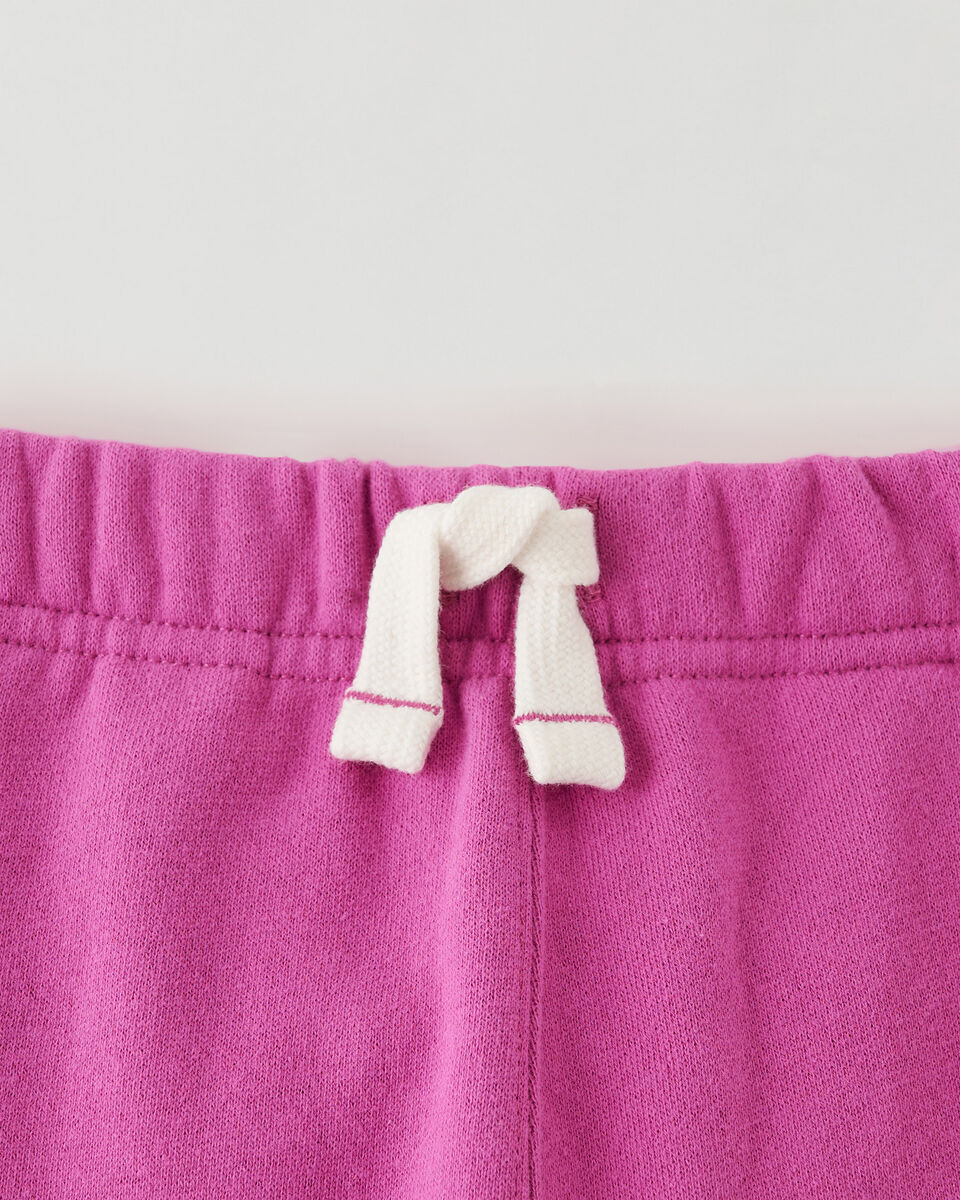 Toddler Girls Organic Slim Cuff Sweatpant