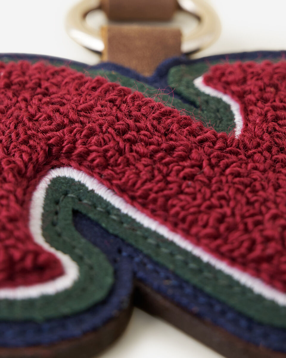 Breloque en chenille en forme de lettre
