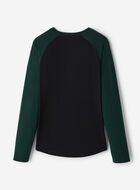 Mens Cooper Plaid Raglan Long Sleeve T-Shirt