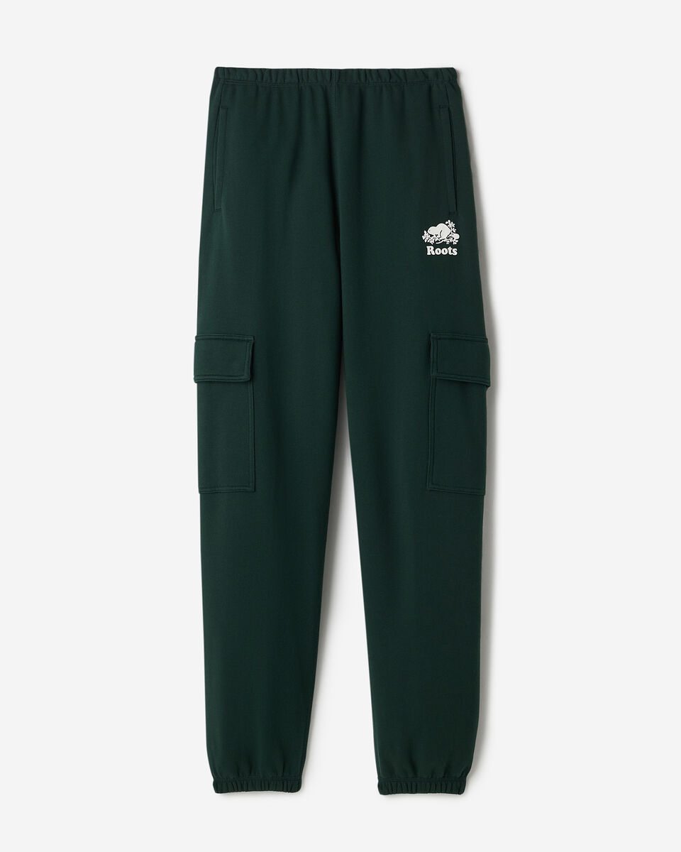 Pantalon cargo Cooper en molleton de coton bio