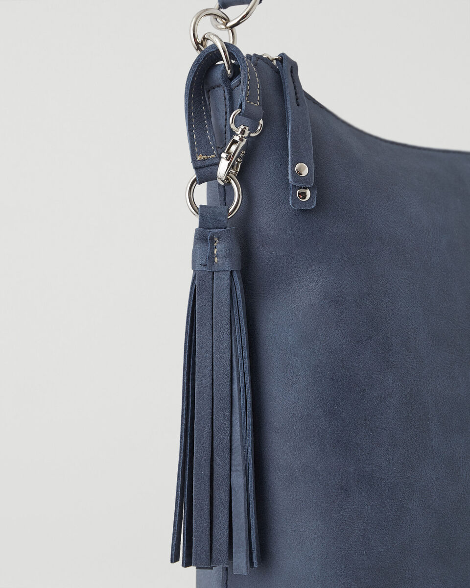Porte-clés à pampille en cuir Tribe