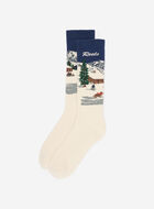 Adult Landscape Intarsia Sock