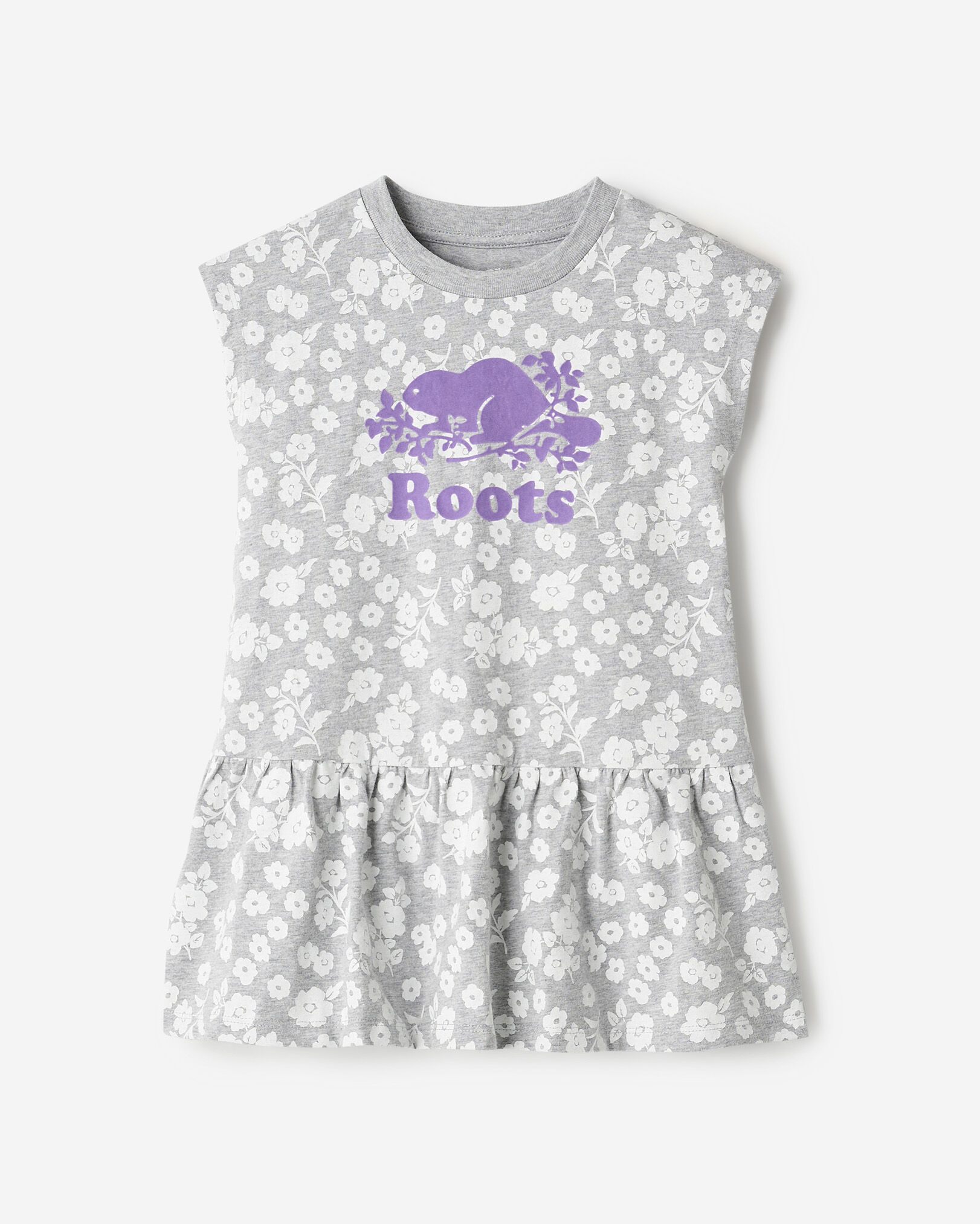 Robe à motif floral pour toute-petite