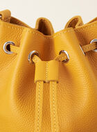 Mini sac seau en cuir Cervino