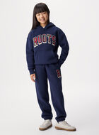 Kids Plaid Applique Hoodie