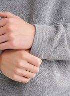 Chandail à col rond original décontracté en molleton de coton bio