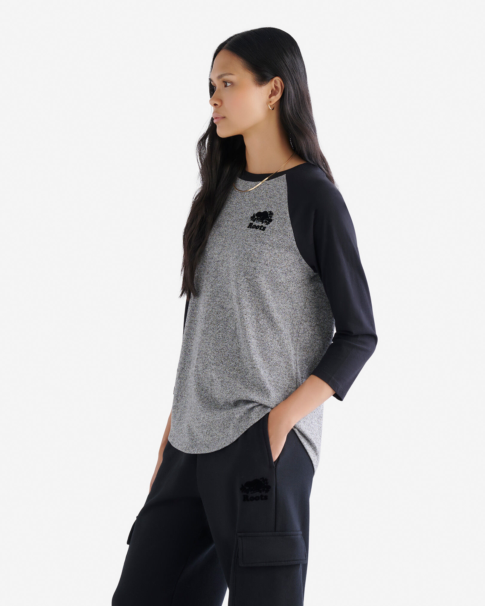 Womens Organic Cooper Baseball T-shirt