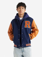 Blouson universitaire rétro pour homme