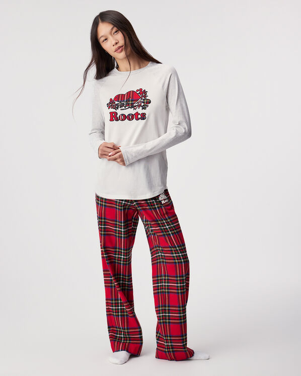 Womens Cooper Plaid Long Sleeve T-Shirt