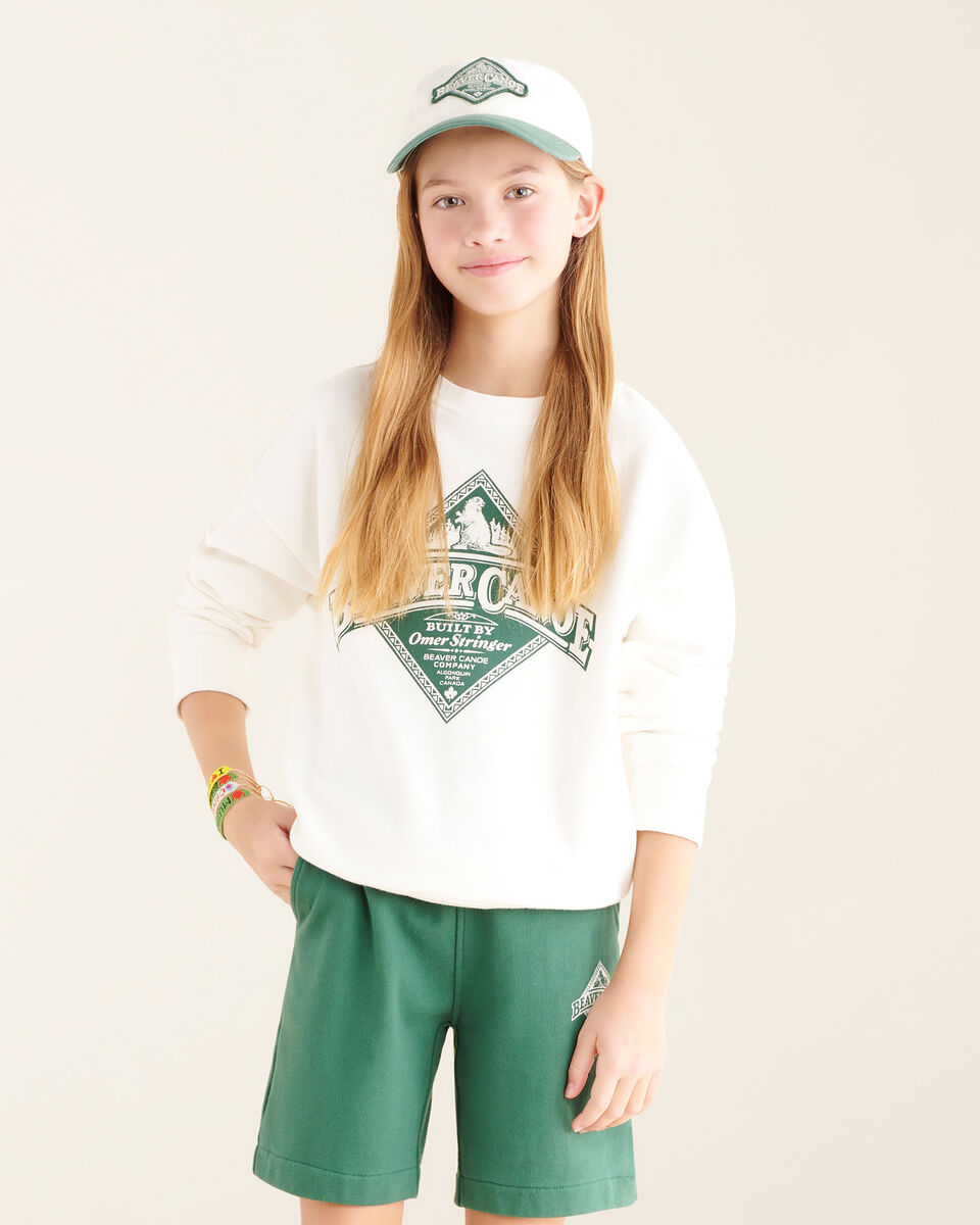 Kids Beaver Canoe Relaxed Crew Sweatshirt