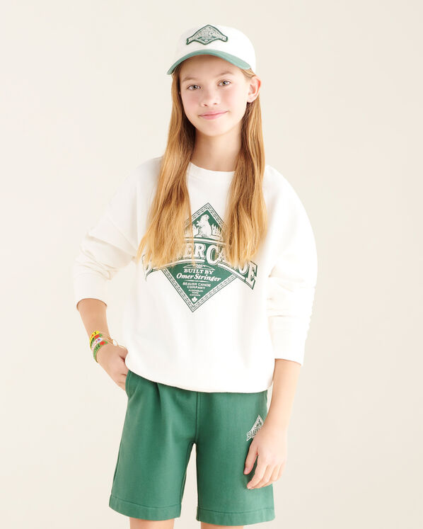 Kids Beaver Canoe Relaxed Crew Sweatshirt