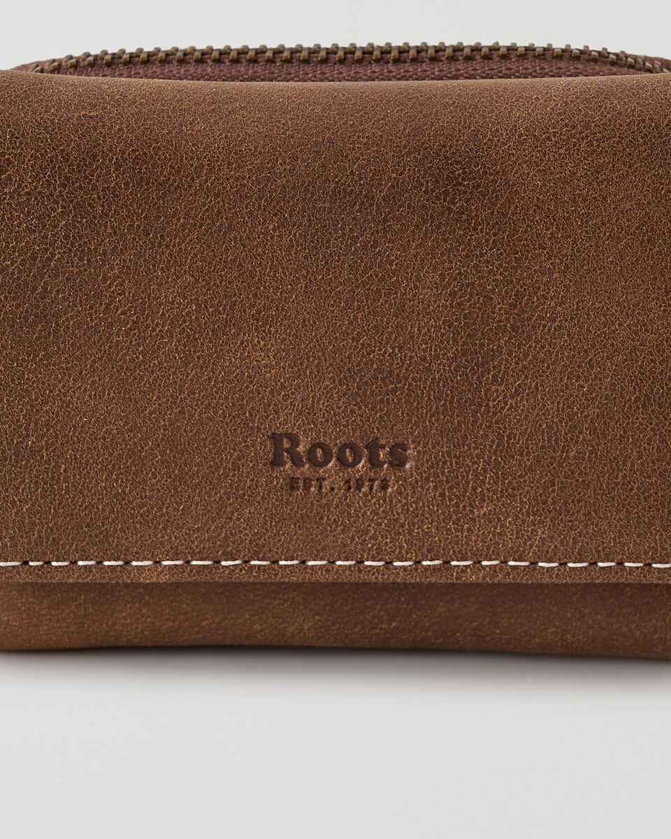Petite Pochette Trois Comp en cuir Tribe