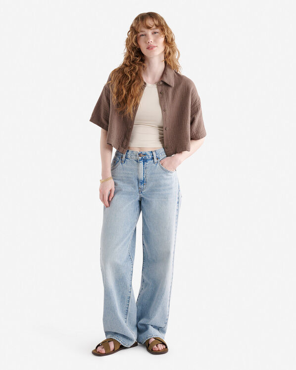 Renew Knit Crop T-Shirt