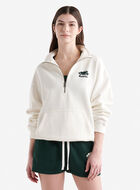 Organic Cooper Relaxed Half Zip Stein