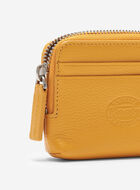 Pochette &agrave; glissi&egrave;re pour cartes en cuir Cervino