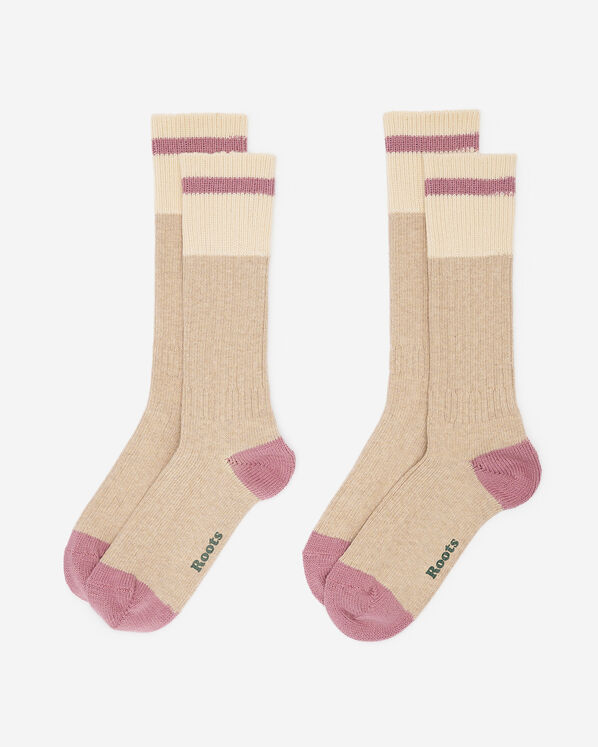 Adult Cotton Cabin Pop Sock 2 Pack