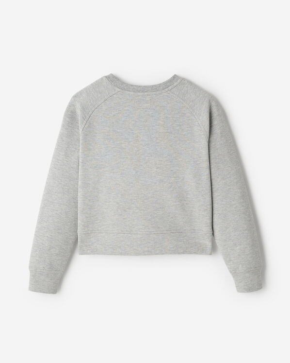 Chandail &agrave; col rond Interlock Recover pour filles