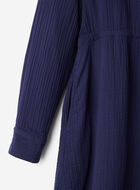 Robe chemise en gaze de coton Isla