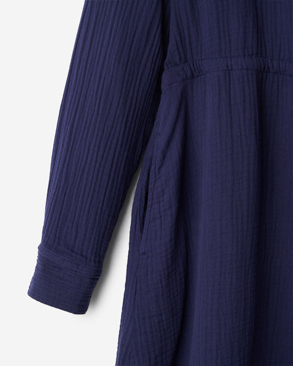 Robe chemise en gaze de coton Isla