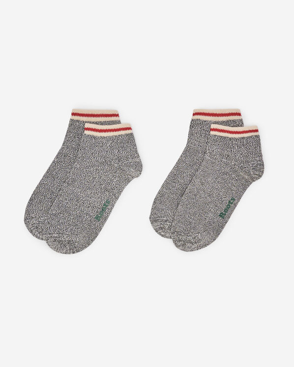 Adult Cotton Cabin Ped Sock 2 Pack